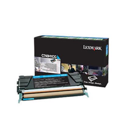 Lexmark Br C748E - 1-Hi Rtn Prog Cyan LEXC748H1CG